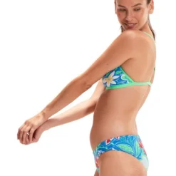 Speedo Cross Back Crop Top - Retro Floral -Swimmer Store 1172715170 8