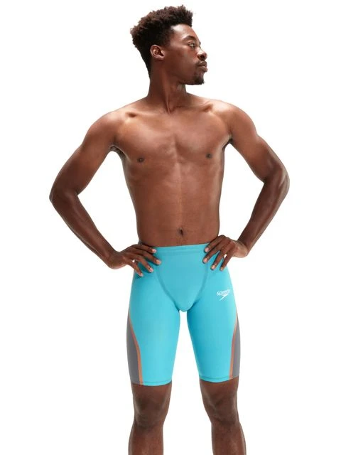 Speedo Fastskin LZR Pure Intent High Waist Jammers - Aqua Beam 3 Speedo Fastskin LZR Pure Intent High Waist Jammers - Aqua Beam - Image 3