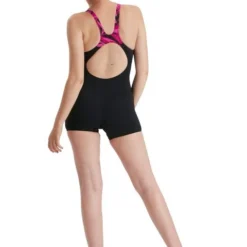 Speedo Splice Legsuit - Hyperboom Electric Pink/Ecstatic Pink -Swimmer Store 12305g720 3