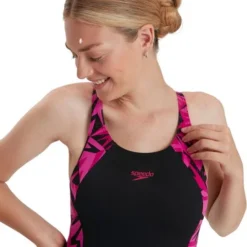 Speedo Splice Legsuit - Hyperboom Electric Pink/Ecstatic Pink -Swimmer Store 12305g720 5