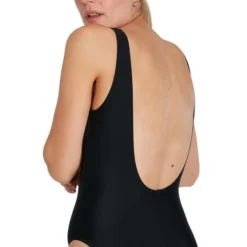 Speedo Logo Deep U-Back One Piece - Black 19 Speedo Logo Deep U-Back One Piece - Black -Swimmer Store 123693503 9