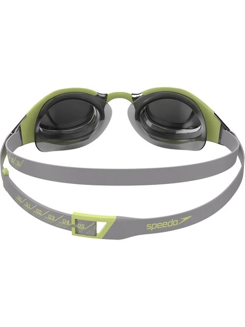 Speedo Fastskin Hyper Elite Goggles - Chrome Mirror/Shark Grey/Spritz 3 Speedo Fastskin Hyper Elite Goggles - Chrome Mirror/Shark Grey/Spritz - Image 3