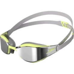 Speedo Fastskin Hyper Elite Goggles - Chrome Mirror/Shark Grey/Spritz