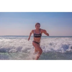 Speedo Crop Top - Black/White -Swimmer Store 133053503 6