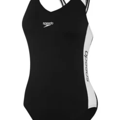 Speedo Splice One Piece - Black/White