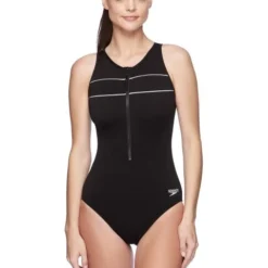 Speedo Spirit Turbo One Piece - Black/White 6 Speedo Spirit Turbo One Piece - Black/White -Swimmer Store 133173503 2