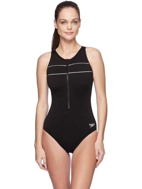 Speedo Spirit Turbo One Piece - Black/White 3 Speedo Spirit Turbo One Piece - Black/White - Image 3
