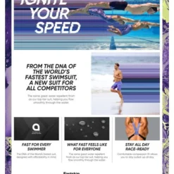 Speedo Fastskin LZR Ignite Kneelength - Miami Lilac/Spritz/Violet 21 Speedo Fastskin LZR Ignite Kneelength - Miami Lilac/Spritz/Violet -Swimmer Store 13437h574 10
