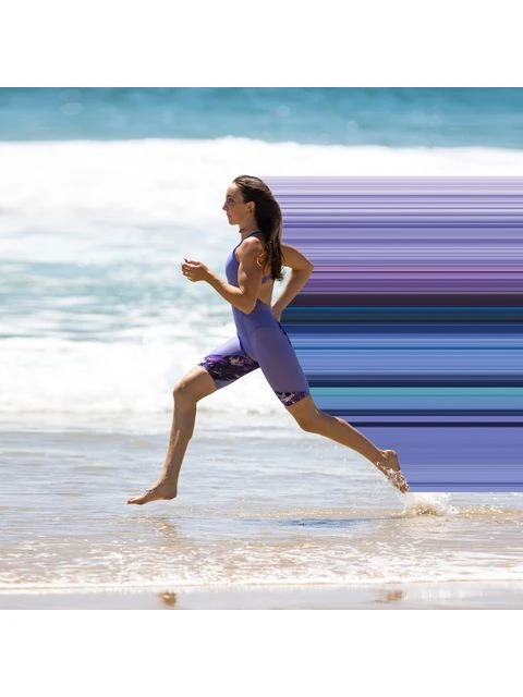 Speedo Fastskin LZR Ignite Kneelength - Miami Lilac/Spritz/Violet 9 Speedo Fastskin LZR Ignite Kneelength - Miami Lilac/Spritz/Violet - Image 9