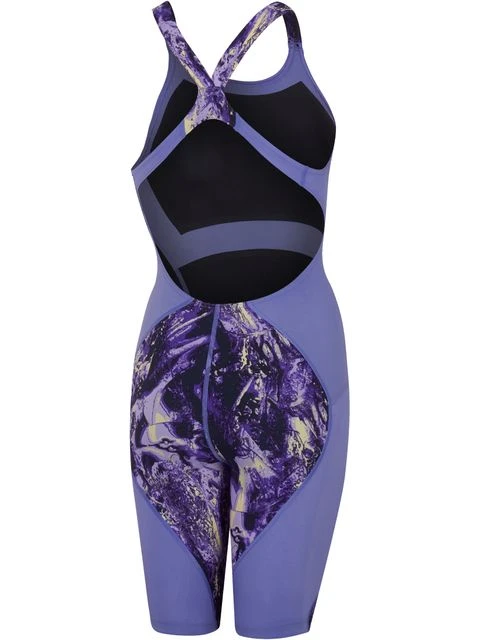 Speedo Fastskin LZR Ignite Kneelength - Miami Lilac/Spritz/Violet 2 Speedo Fastskin LZR Ignite Kneelength - Miami Lilac/Spritz/Violet - Image 2