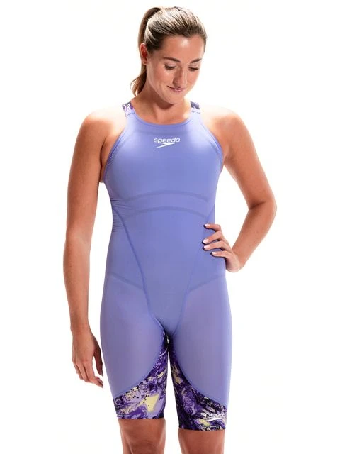 Speedo Fastskin LZR Ignite Kneelength - Miami Lilac/Spritz/Violet 3 Speedo Fastskin LZR Ignite Kneelength - Miami Lilac/Spritz/Violet - Image 3
