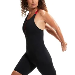 Speedo HydroPro Kneelength - Black/Red 12 Speedo HydroPro Kneelength - Black/Red -Swimmer Store 1346415214 12