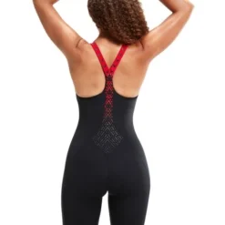 Speedo HydroPro Kneelength - Black/Red 13 Speedo HydroPro Kneelength - Black/Red -Swimmer Store 1346415214 13