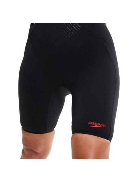 Speedo HydroPro Kneelength - Black/Red 9 Speedo HydroPro Kneelength - Black/Red - Image 9