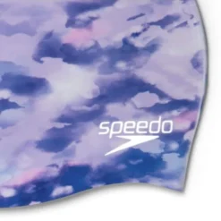 Speedo Junior Digital Printed Swim Cap - Purple Clouds -Swimmer Store 1352514633 2