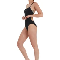 Speedo Thinstrap One Piece - Black 7 Speedo Thinstrap One Piece - Black -Swimmer Store 135390001 2