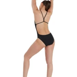 Speedo Thinstrap One Piece - Black 8 Speedo Thinstrap One Piece - Black -Swimmer Store 135390001 3