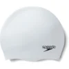 Speedo Plain Moulded Swim Cap - White Pearlescent