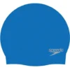 Speedo Plain Moulded Swim Cap - Neon Blue