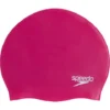 Speedo Plain Moulded Swim Cap - Pink