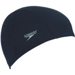 Speedo Polyester Swim Cap - Black