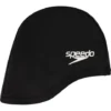 Speedo Junior Polyester Swim Cap - Black