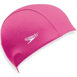 Speedo Junior Polyester Swim Cap - Pink