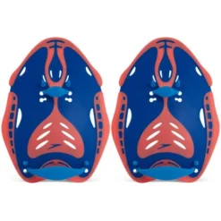Speedo Power Paddles - Blue Flame/Fluro Tangerine