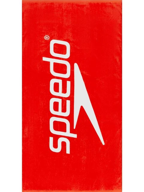 Speedo Logo Towel - Red/White 1 Speedo Logo Towel - Red/White