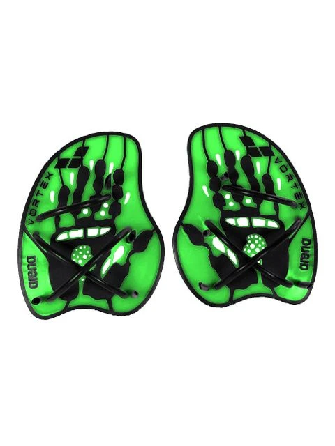 Arena Vortex Evolution Hand Paddle Green 1 Arena Vortex Evolution Hand Paddle Green