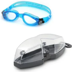 Aqua Sphere Kaiman Clear Goggles - Blue -Swimmer Store aqua sphere kaiman clear goggles blue 171000 5