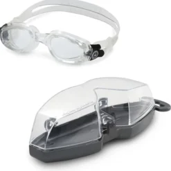 Aqua Sphere Kaiman Clear Goggles - Clear & Black -Swimmer Store aqua sphere kaiman clear goggles clear black 188600 5