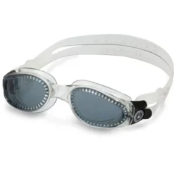 Aqua Sphere Kaiman Smoke Goggles - Clear & Black
