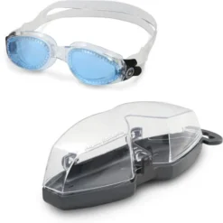 Aqua Sphere Kaiman Tinted Goggles - Clear & Black -Swimmer Store aqua sphere kaiman tinted goggles clear black 188590 5
