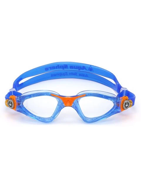 Aqua Sphere Kayenne Junior Clear Goggles - Blue & Orange 2 Aqua Sphere Kayenne Junior Clear Goggles - Blue & Orange - Image 2