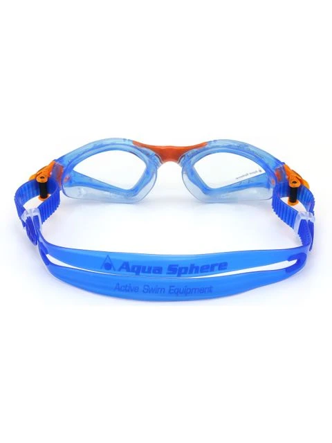 Aqua Sphere Kayenne Junior Clear Goggles - Blue & Orange 4 Aqua Sphere Kayenne Junior Clear Goggles - Blue & Orange - Image 4