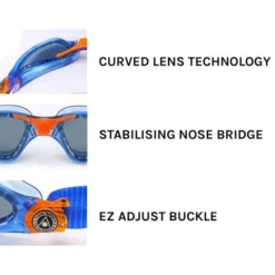 Aqua Sphere Kayenne Junior Clear Goggles - Blue & Orange 13 Aqua Sphere Kayenne Junior Clear Goggles - Blue & Orange -Swimmer Store aqua sphere kayenne junior clear goggles blue orange 170970 6