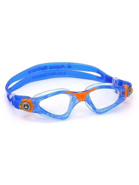 Aqua Sphere Kayenne Junior Clear Goggles - Blue & Orange 3 Aqua Sphere Kayenne Junior Clear Goggles - Blue & Orange - Image 3