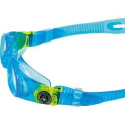 Aqua Sphere Moby Kid Clear Goggles - Aqua & Lime -Swimmer Store aqua sphere moby kid clear goggles aqua lime 189110 5