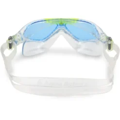 Aqua Sphere Vista Junior Swim Mask - Tinted/Clear/Lime -Swimmer Store aqua sphere vista junior tinted swim mask clear lime 188160 3