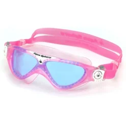 Aqua Sphere Vista Junior Tinted Swim Mask - Pink & White