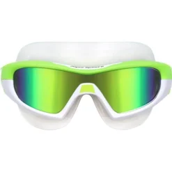 Aqua Sphere Vista Pro Titanium Mirror Goggles - Green & White -Swimmer Store aqua sphere vista pro titanium mirror goggles green white 187030 3