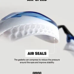Arena Airspeed Clear Goggles - White -Swimmer Store arena airspeed clear goggles clear 20 003150 101 5
