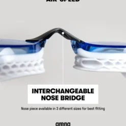 Arena Airspeed Clear Goggles - White -Swimmer Store arena airspeed clear goggles clear 20 003150 101 6