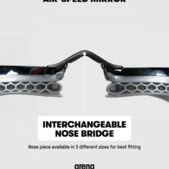 Arena Airspeed Mirror Goggles - Silver & Black 13 Arena Airspeed Mirror Goggles - Silver & Black -Swimmer Store arena airspeed mirror goggles silver black 19 003151 100 6