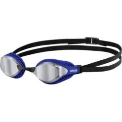 Arena Airspeed Mirror Goggles - Silver & Blue