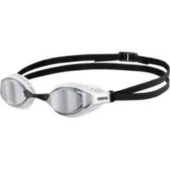Arena Airspeed Mirror Goggles - Silver & White