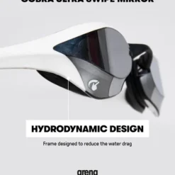 Arena Cobra Ultra Swipe Mirror Goggles - Silver & Pink -Swimmer Store arena cobra ultra swipe mirror goggles silver pink 002507 590 14