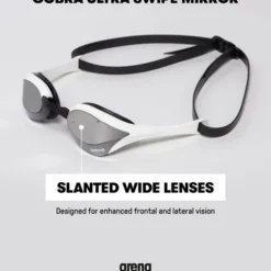 Arena Cobra Ultra Swipe Mirror Goggles - Silver & Pink -Swimmer Store arena cobra ultra swipe mirror goggles silver pink 002507 590 15
