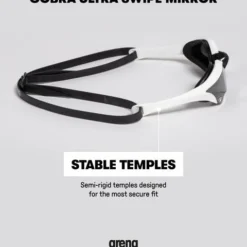 Arena Cobra Ultra Swipe Mirror Goggles - Silver & Pink -Swimmer Store arena cobra ultra swipe mirror goggles silver pink 002507 590 17